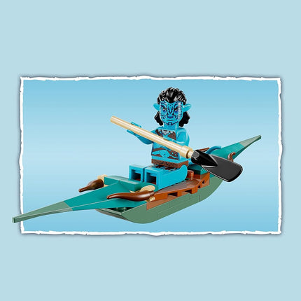 LEGO Avatar: The Way of Water Metkayina Reef Home 75578, Building Toy Set with Village, Canoe, Pandora Scenes, Neytiri and Tonowari Minifigures, Movie Set