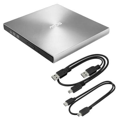 ASUS SDRW-08U9M-U/SIL 13mm External DVD Writer, Co