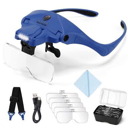 YOCTOSUN Magnifying Glasses with Light, Hands Free