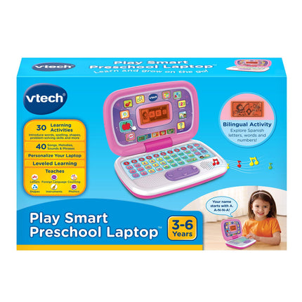 Computadora portátil VTech Play Smart para preescolares - Rosa