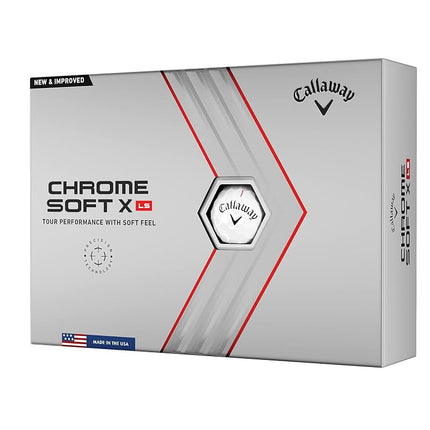 Callaway Golf Chrome Soft X LS Golf Balls (2022 edition),White