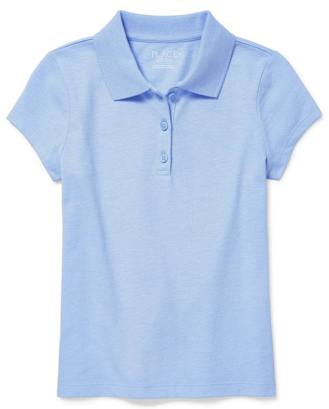 The Children's Place Girls' Uniform Pique Polo, Da