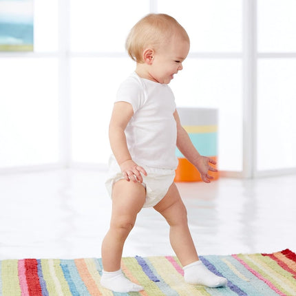 Gerber Baby-Girls White Waterproof Pants 2 Pack, White, 12 Months