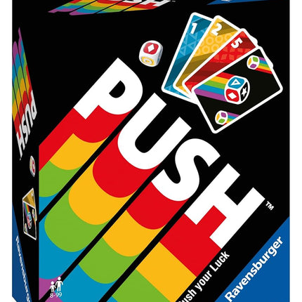 Ravensburger Push Card Game - Family Game for Kids and Adults Age 8 Years Up - 2 to 6 Players