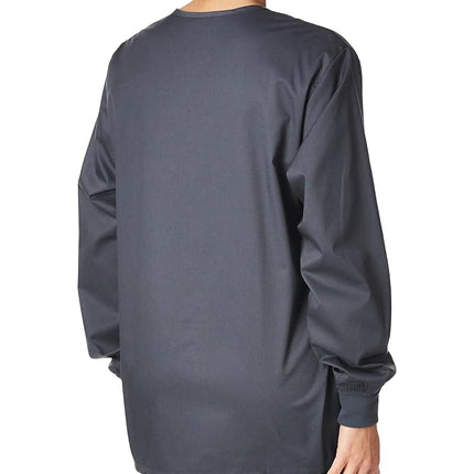 WonderWink Unisex-Adult's Snap Front Jacket, Pewter, Medium