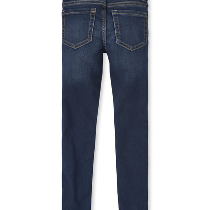 The Children's Place Girls' Stretch Denim Legging Jeans, Vaile Wash/Brooke Wash/Reflection Blue Wash, 6X-Large-7X-Large