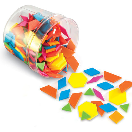 Recursos de aprendizaje Brights! Bloques de patrones (Juego de 250)