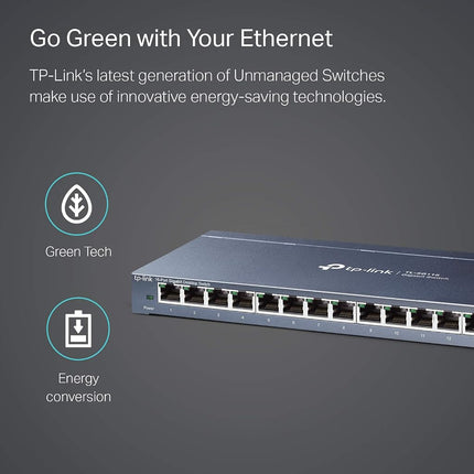 TP-Link TL-SG116, 16 Port Gigabit Ethernet Network Switch