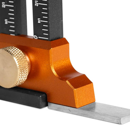 Wen 2-Inch Dual-Scale Tool Setup and Height Gauge for Band Saws, Table Saws, Router Tables, and Woodworking Equipment (ME522G)
