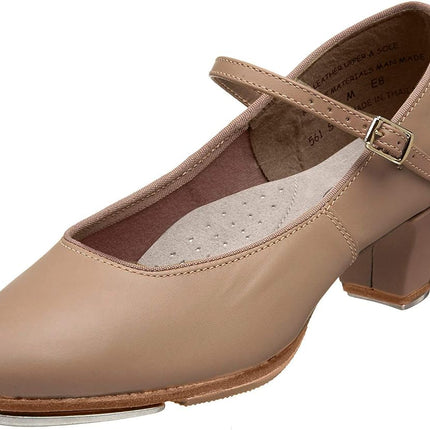 Capezio Tap Jr. Footlight, Caramel, 9.5 M