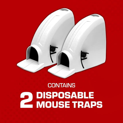 Tomcat Kill and Contain Mouse Trap, 2-Pack