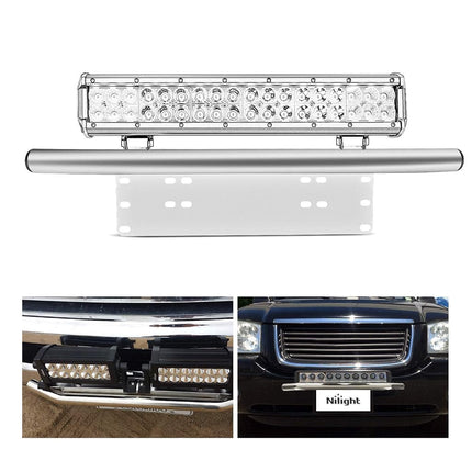 Nilight Led Light Bar Mounting Bracket Front Licen