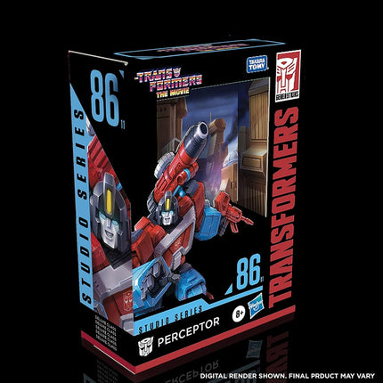 Transformers Toys Studio Series 86-11 Deluxe Class The Transformers: The Movie Perceptor Action Figure - Ages 8 and Up, 4.5-inch