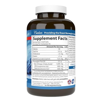 Carlson Carlson Elite Omega-3 Gems 90 Sg
