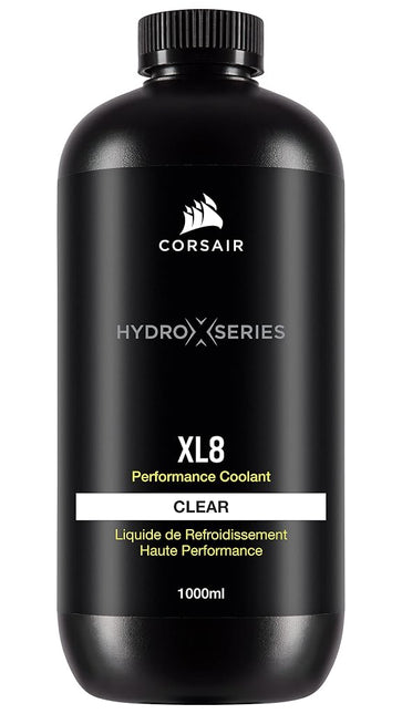 CORSAIR Hydro X Series, XL8, Performance Coolant, 1L, Clear