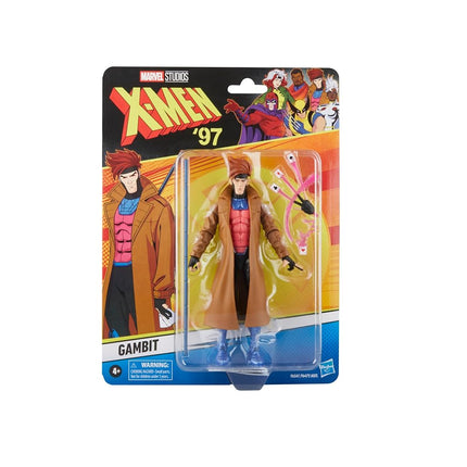 Hasbro Marvel Legends Series Gambit, X-Men ‘97 6" Marvel Legends Action Figures, Red