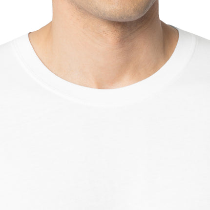 Camisetas de algodón Eversoft para hombre Fruit of The Loom (S-4XL), cuello redondo - paquete de 2 - blanco, extragrande