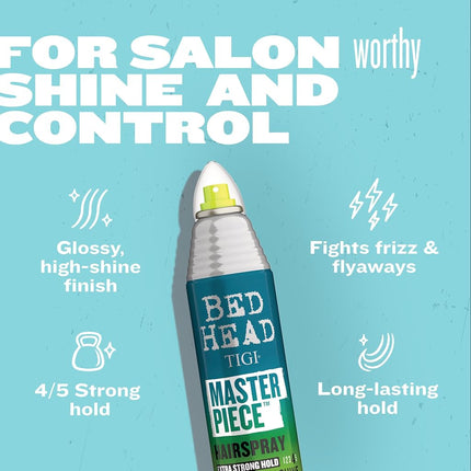 Bed Head Remix Master Piece Extra Strong Hold Hairspray by TIGI for Unisex - 10.3 oz Hair Spray