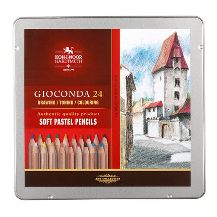 KOH-I-NOOR Artist's Soft Pastel Pencils (Set of 24