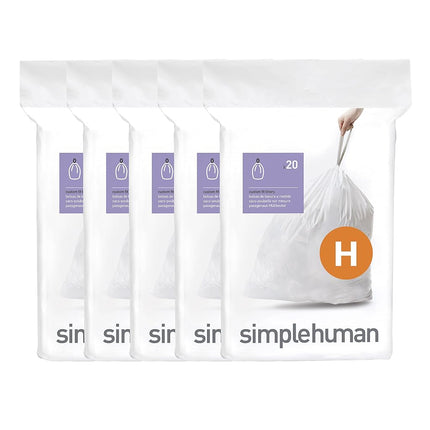 simplehuman Code H Custom Fit Drawstring Rubbish B