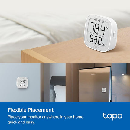 Tapo Temperature & Humidity Monitor T315, 2.7in E-Ink Display