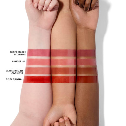 e.l.f. Glossy Lip Stain Shades 4 Days Kit, Long-Lasting Lip Stains For A Sheer Pop Of Color & Subtle Gloss Finish, Vegan & Cruelty-Free, 4 Shades