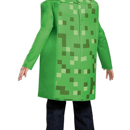 Disguise Kids Mojang Minecraft DISK65642K Classic Creeper Costume, Boys, Green, Medium, M