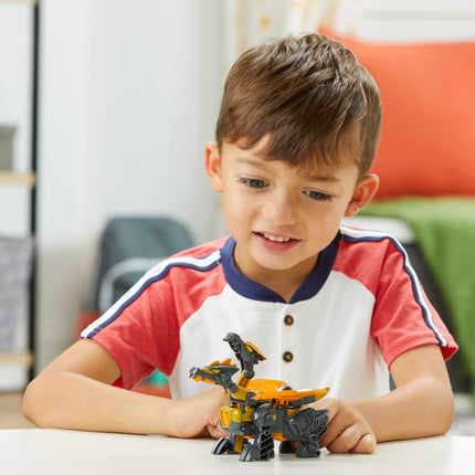Transformers Aventuras Dinobot Equipo Dinobot Grimlock, Dinobot Snarl y Predaking Paquete de 3 figuras que se transforman, juguetes de 11,4 cm, para edades de 3 años en adelante