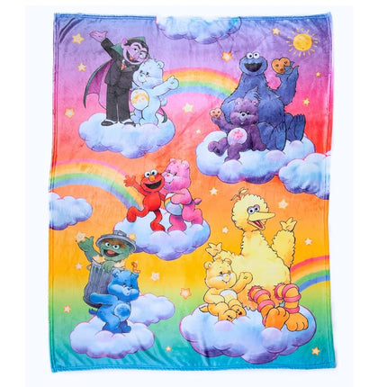Franco Collectibles Care Bears x Sesame Street Bed