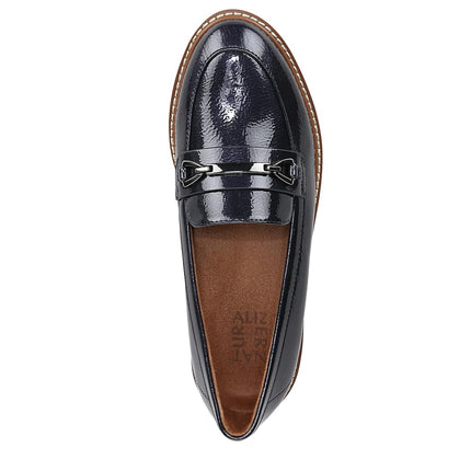 Naturalizer Women's, Elin Loafer, Midnight Blue Patent, 5.5