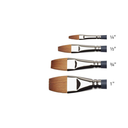 Winsor & Newton 5011625 Professional Watercolour Brush, Painting Brush for Watercolour Paints with Synthetic Fibres, Ergonomic Handle, Durable and Dimensionally Stable, Short Handle, Single Stroke