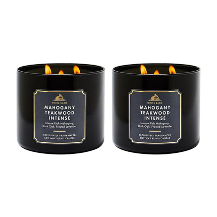 Bath & Body Works, bougie à 3 mèches White Barn avec huiles essentielles - 14,5 oz - Nouveaux parfums permanents ! (Fleur de cactus)