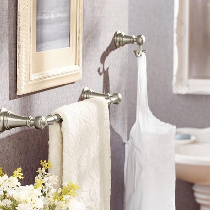 Moen YB8424BN Weymouth 24-Inch Towel Bar, Brushed Nickel