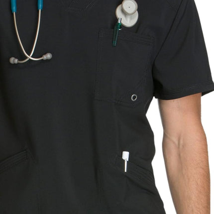 Cherokee Infinity CK900A Men's V-Neck Solid Scrub Top