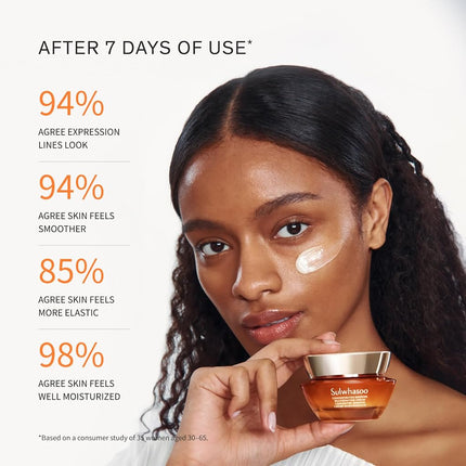 Sulwhasoo Concentrated Ginseng Renewing Cream: Travel Sized Cream to Hydrate, Visibly Firm, and Visibly Soften Lines & Wrinkles, 0.33 fl. oz.