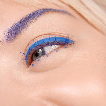 3ina Makeup - Vegan - Cruelty Free - The Color Mascara 850 - Blue Colourful Mascara For Volume And Length - Highly Pigmented - Long-Lasting
