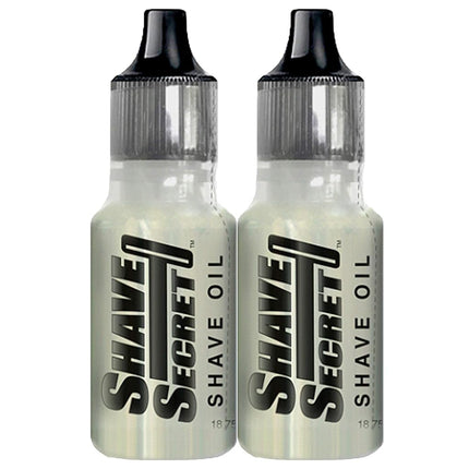 SHAVE SECRET SHAVING OIL- THE BEST SHAVE EVER! 18.75ML(2 Pack) by Shave Secret