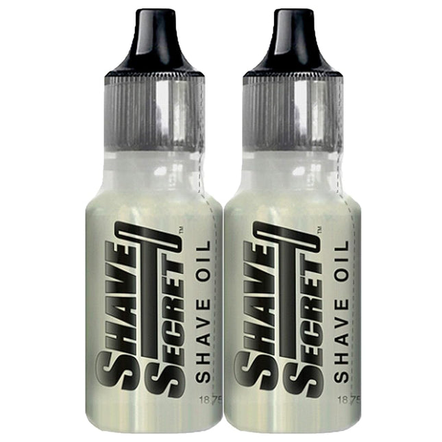 SHAVE SECRET SHAVING OIL- THE BEST SHAVE EVER! 18.75ML(2 Pack) by Shave Secret