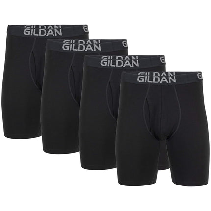 Gildan Men's Cotton Stretch Boxer Brief, Multipack