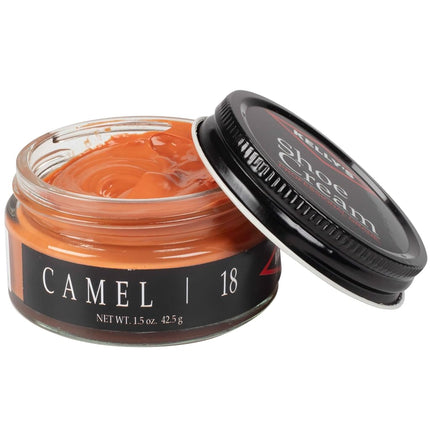 Kelly's Leather Shoe Cream 1.5 Oz, Camel