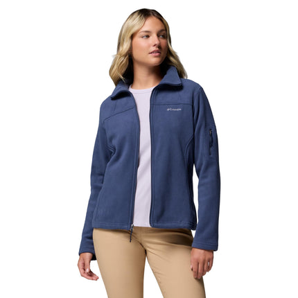 Columbia Women's Fast Trek Jacket, Full Zip Fleece Jacket, Nocturnal, Size XL