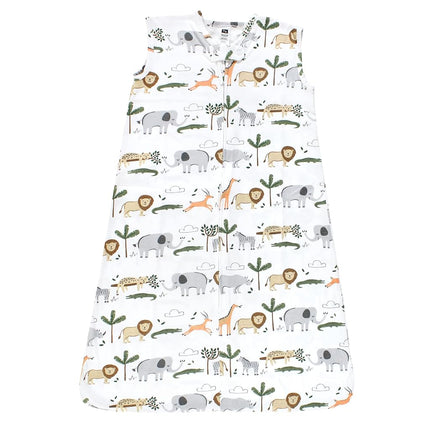 Hudson Baby, saco de dormir/manta de algodón sin mangas unisex para bebés, Safari Life, 18-24 meses