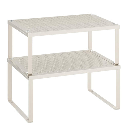 SONGMICS Spice Racks, Set of 2 Metal Cabinet Shelf