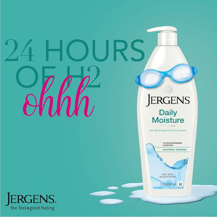 Jergens Daily Moisture Dry Skin Moisturizer for Unisex, 21 Ounce
