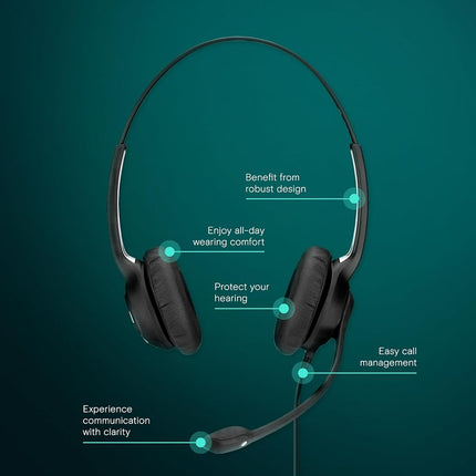 Sennheiser Circle SC 260 MS II Headset, Black (506483)