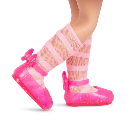 Glitter Girls 14 Inch Doll Clothes, A Pop of Pink 7 Piece Outfit Set