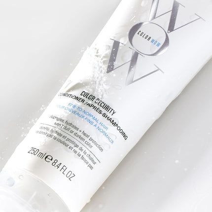 COLOR WOW Color Security Conditioner Fine-to-Normal – Weightless Hydration for Fine, Thin, Fragile Hair; Detangles, Nourishes + Adds Shine with Argan Oil; Colour Safe; Heat Protection
