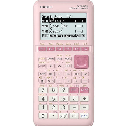 Casio fx-9750GIII Pink Graphing Calculator (fx-975