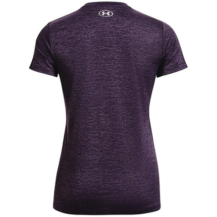 Under Armour Ua Twist Tech™ Women's Short-Sleeved V-Neck T-Shirt, Tux Purple, 1258568-544, XS