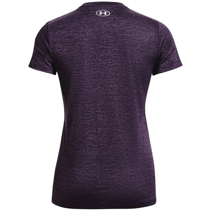 Under Armour Ua Twist Tech™ Women's Short-Sleeved V-Neck T-Shirt, Tux Purple, 1258568-544, XS
